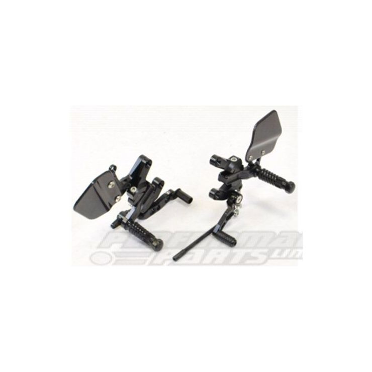 rin Kawasaki ZX-10R 11-14 Gilles VCR Adjustable Rearsets - Moore Speed
